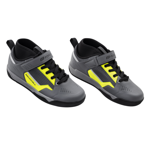 tretry FORCE DOWNHILL FLAT, šedo-fluo 39