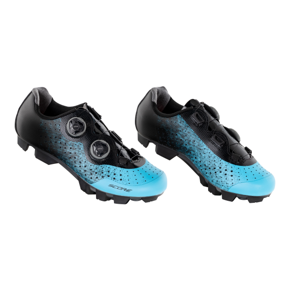 tretry FORCE MTB SCORE, modro-černé 44