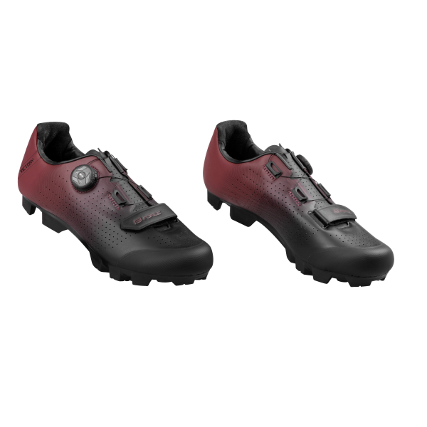 tretry FORCE MTB VICTORY, černo-bordó 36