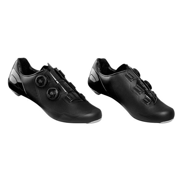 tretry FORCE ROAD WARRIOR CARBON, černé 42