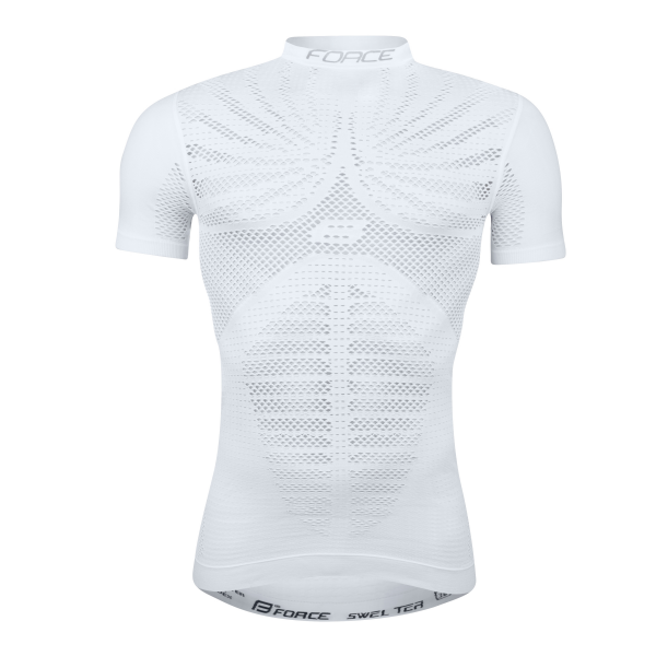 triko funkční F SWELTER krátký rukáv, bílé XL-XXL