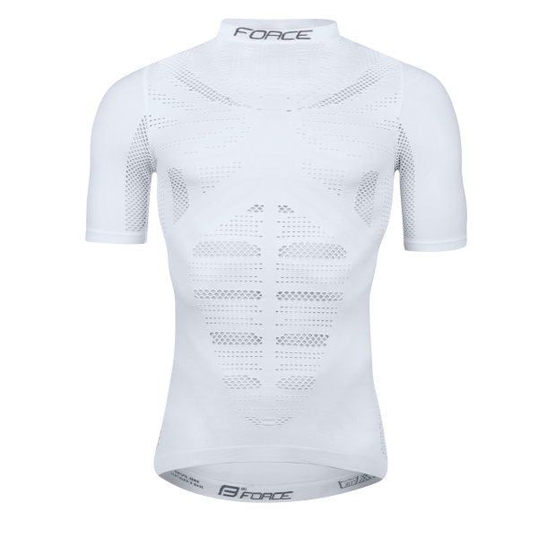 triko funkční F WIND krátký rukáv, bílé S-M