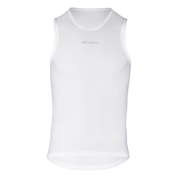 triko funkční FORCE VENT bez rukávů, bílé L