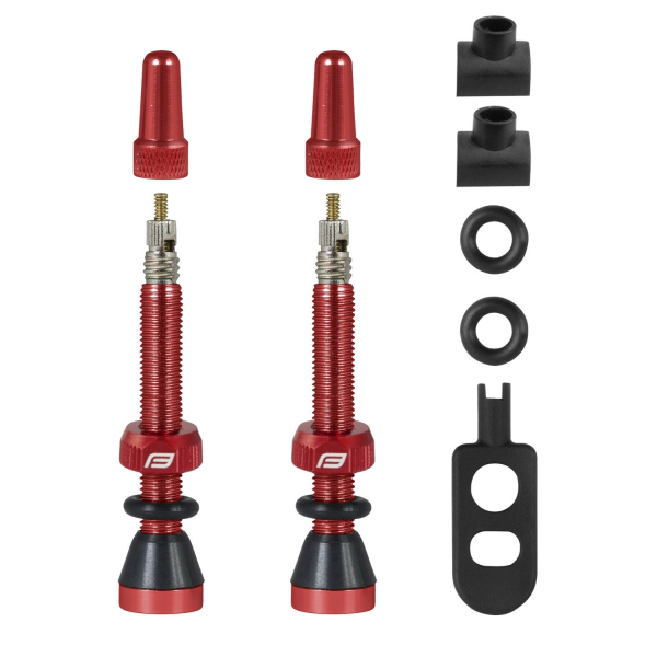 ventilky FORCE pro bezdušový systém 2xFV 44mm,červ