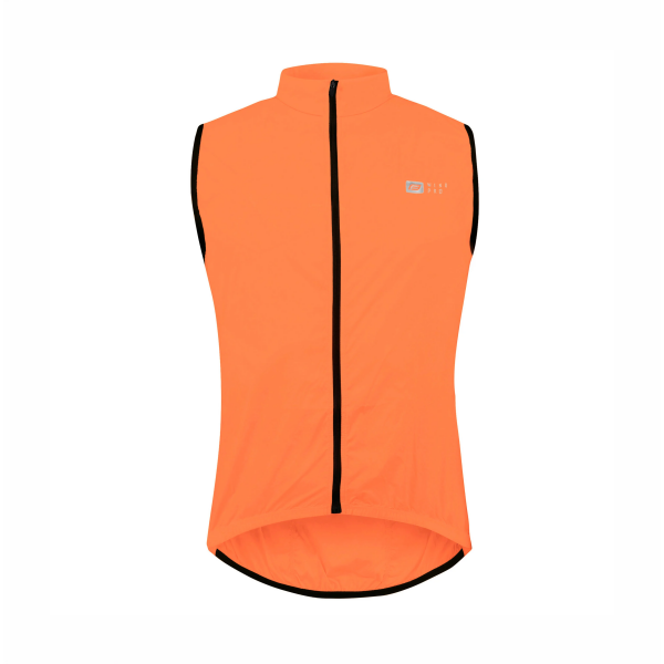 vesta F WINDPRO KID, plná záda, oranžová 128-140