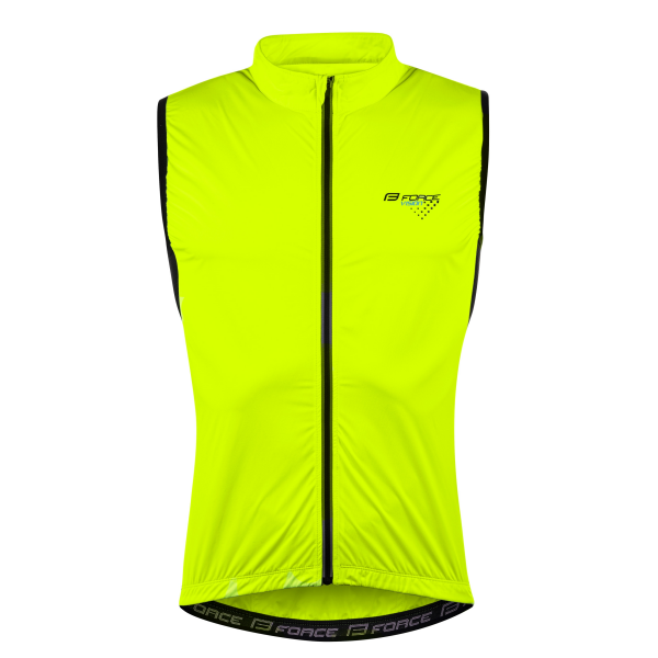 vesta FORCE VISION, plná záda, fluo M