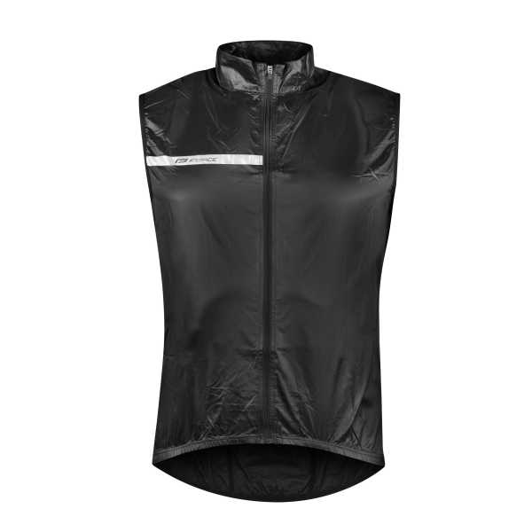 vesta FORCE WINDPRO, plná záda, černá M