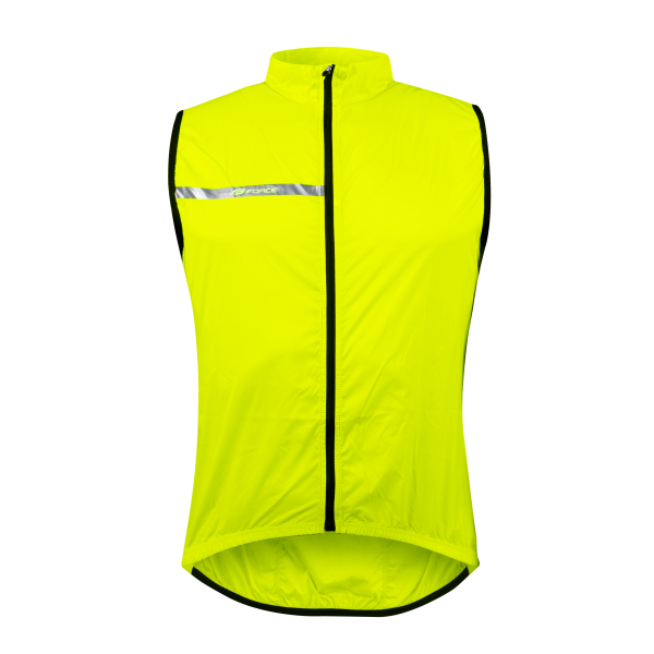 vesta FORCE WINDPRO, plná záda, fluo S