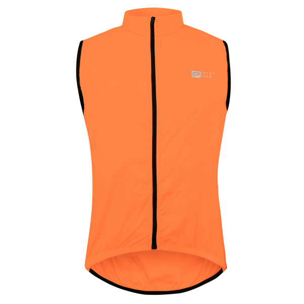 vesta FORCE WINDPRO, plná záda, oranžová 3XL