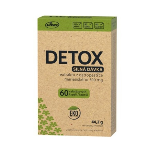 VITAR EKO Detox silná dávka, 60 kapslí