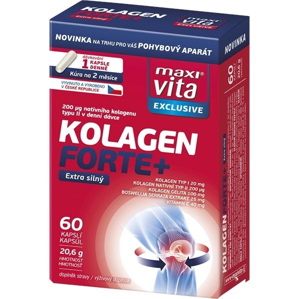 VITAR Maxi Vita Excl Kolagen forte+, 60 kapslí