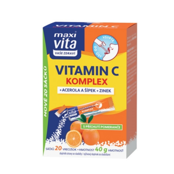 VITAR Maxi Vita Vit C komplex, box, 20 sáčků pom