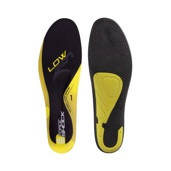 vložky treter FORCE SHOCK LOW, černo-žluté 38-39