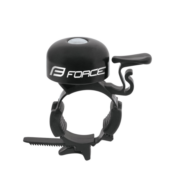 zvonek FORCE Fe/plast 22,2-31,8mm, černý
